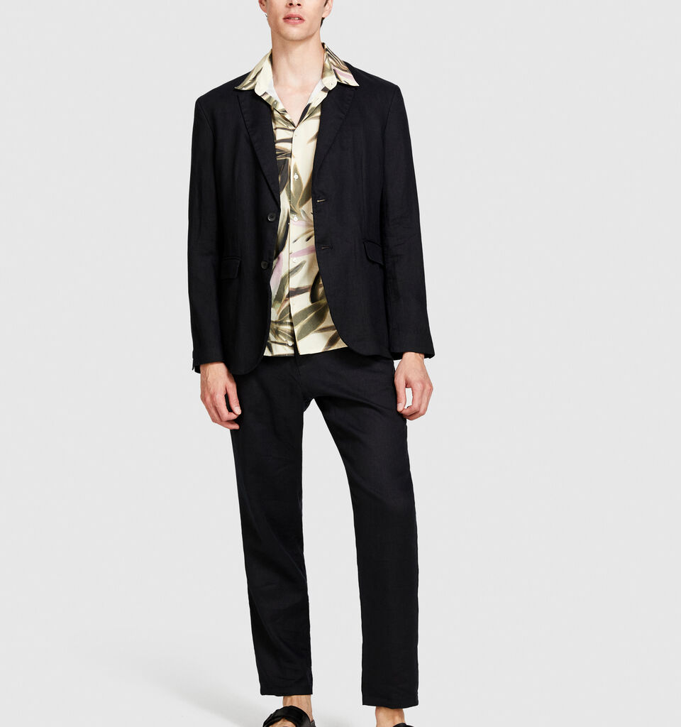 Short sleeve printed shirt - men's slim fit shirts - Multi-color | Sisley image number 1